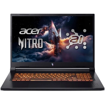 Ноутбук Ігровий ACER Nitro V17 AI ANV17-41-R0M9, AMD Ryzen 7 260 до 5.1GHz, 17.3" Full HD, 16GB, SSD 1TB, NVIDIA GeForce RTX 5060 8GB, Free DOS
