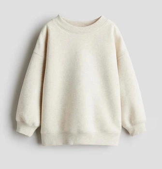 Світшот для дівчинки H&M утеплений 110/116 см Бежевий