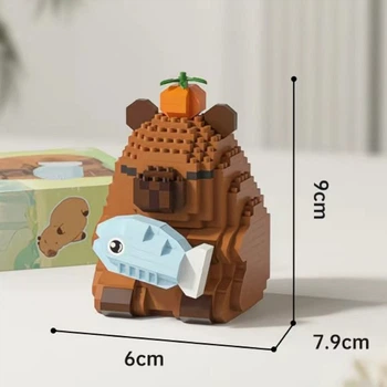 3D Конструктор Happy Capybara Фигурка Капибара 9 см (01609)