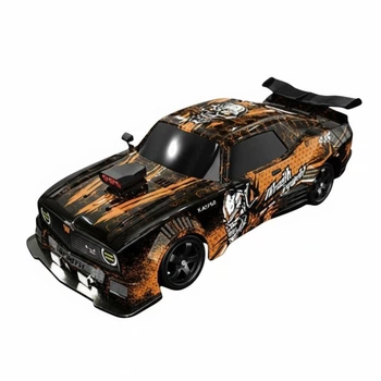 Радиоуправляемая Дрифт-машина SC 16 A 17, 4WD, 1:16, Аккумулятор 3.7V, 2.4GHz, Парогенератор, Сменные колеса, Оранжевая