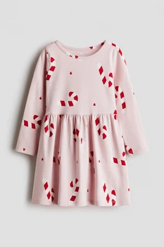 Дитяча новорічна сукня для дівчинки H&M 110-116 см Рожева (25111706C)