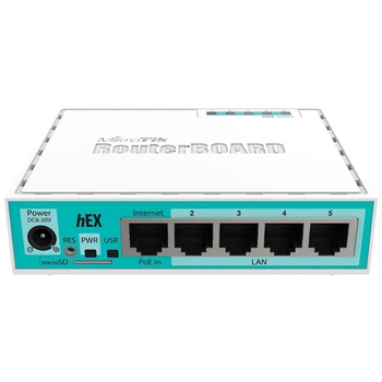 Маршрутизатор MikroTik hEX (RB750Gr3) 5-портовый