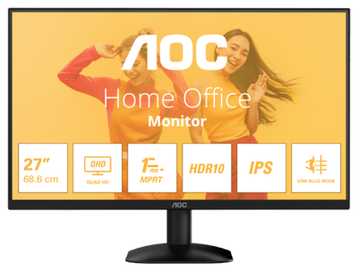 Монiтор 27" AOC Q27B35E Black