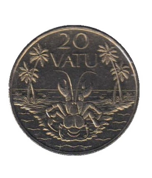 Монета Вануату 20 вату 1999 UNC (KM#7)