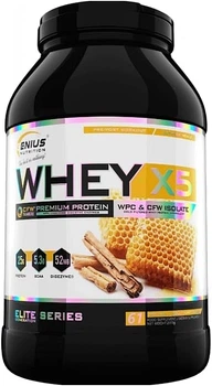 Протеїн "Ваніль та мед" - Genius Nutrition Whey-X5 Premium Protein Vanilla Honey 900g (1226491-1741146786-2)