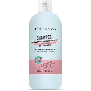 Шампунь для волос увлажняющий, с кокосовым молоком - Petite Maison Shampoo Hyaluronic Moisture Bust Coconut Milk 380ml (1330589-872687638-2)