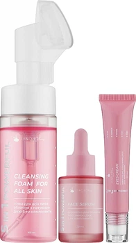 Набор для лица 5в1 - NaNiBeauty (ser/30ml + foa/160ml + eye/cr