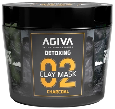 Маска для лица глиняная с углем "Detoxing" - Agiva Detoxing Clay Mask Charcoal 300ml (1323903-1792129850-2)