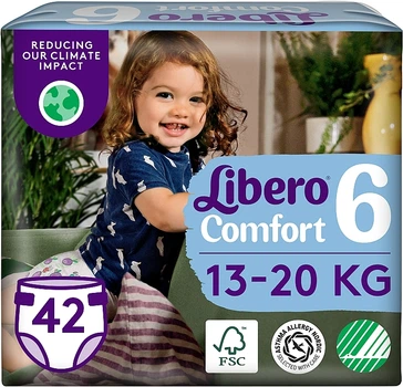 Подгузники Comfort 6 (13-20 кг), 42 шт. - Libero 42шт (1007045-1308181-2)