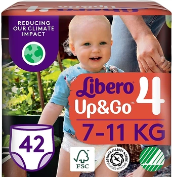 Подгузники-трусики Up&Go 4 (7-11 кг), 42 шт. - Libero 42шт (1007051-1308187-2)