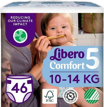 Підгузки Comfort 5 (10-14 кг), 46 шт. - Libero 46шт (1007044-1308180-2)