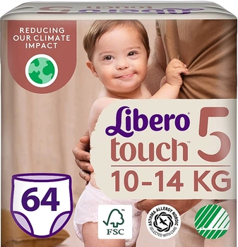 Підгузки-трусики дитячі Touch Pants 5 (10-14 кг), 64 шт. (2х32) - Libero 64шт (1007068-1308205-2)