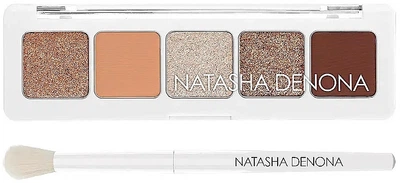 Набор для макияжа глаз - Natasha Denona Mini Nude Eyeshadow Palette Kit (palette/5?0.8g + brush/1pc) Natasha Denona Mini Nude Eyeshadow Palette Kit (palette/5?0.8g + brush/1pc) (1317397-2033108011-2)