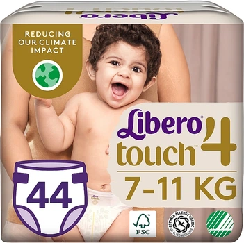 Подгузники детские Touch 4 (7-11 кг), 44 шт. - Libero 44шт (1007075-1308212-2)