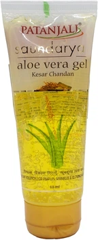Гель для лица "Алоэ Вера" с шафраном и сандалом - Patanjali Saundarya Aloe Vera Kesar Chandan Gel 150ml (1265182-603801232-2)