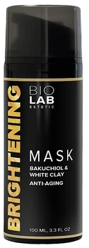 Освітлювальна маска для обличчя з бакучиолом та білою глиною - Biolab Estetic Brightening 100ml