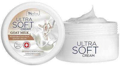 Восстанавливающий крем для лица и тела с козьим молоком - Revers Inelia Goat Milk Regenerating Face & Body Cream 200ml (1322647-503338615-2)