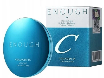 Коллагеновая пудра со сменным блоком SPF 28 - Enough Collagen 3X Moisture Two Way Cake Foundation SPF28 13N (1331406-604512577-2)