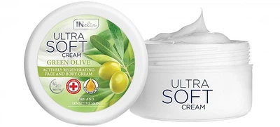 Регенерирующий крем для лица и тела - Revers Inelia Green Olive Actively Regenerating Face & Body Cream 200ml (1322649-773702839-2)
