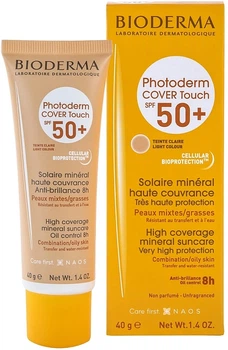 Солнцезащитный крем - Bioderma Photoderm Cover Touch SPF 50 Golden (1134979-1003849204-2)