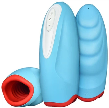 Мастурбатор I'MCUM Oral Pleasure Имитатор орального секса Синий (FJB229)