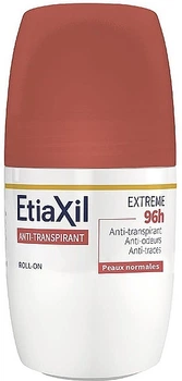 Антиперспірант кульковий тривалої дії - Etiaxil Anti-Transpirant Extreme 96H Roll-On 50ml.
