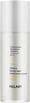 Солнцезащитная увлажняющая сыворотка с витамином C SPF30 - Hillary Sunscreen Moisturier Serum Vitamin C SPF30 30ml (974567-17359)