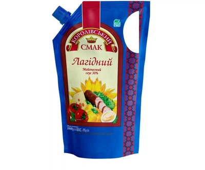 Соус майонезный 30% "Лагидный" 1000 g «TM Королевский вкус»