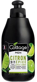 Гель-шампунь для душа "Пряный лимон" - Cottage Men Spicy Lemon Shampoo-Shower Gel 250ml (1396618-28143749)