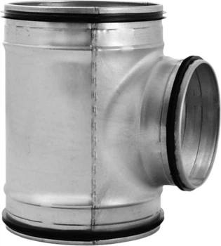 Trójnik do okrągłych kanałów wentylacyjnych Alnor TPCL-250-250