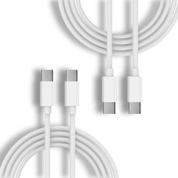 Кабель 2шт CDK Data Cable UltraDART/ SuperVOOC/Warp/150W/240W/10A 1m Type-C на Type-C (OEM) (017260) (white)
