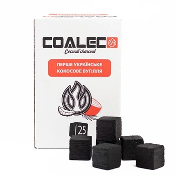 Кокосовый уголь COALECO 1 кг/72 шт - В упаковке (Коалеко) 5092581