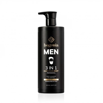 Мужское средство Man 3 in 1 Hair Face Body Wash от Bogenia 500 мл