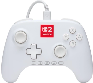 Kontroler PowerA Advantage Wired Controller for Nintendo Switch 2 with Lumectra White (NSGP0524-01)