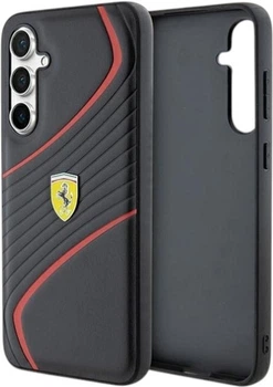 Панель Ferrari Twist Metal Logo для Samsung Galaxy S23 FE Black (FEHCS23FEPTWK)