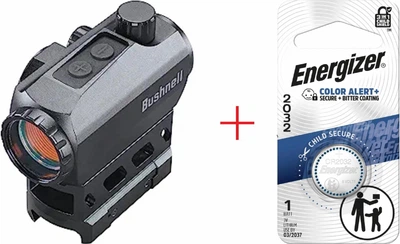 Приціл коліматорний Bushnell Optics TRS125 1x25mm Red Dot 3 MOA + Подарунок Energizer 2032 Lithium 3V