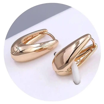 Серьги женские ХР. Ювелирный сплав. Позолота 18К. 2251