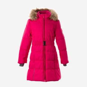 Детское зимнее пальто для девочки Huppa Yacaranda 12030030-00063 122 см Розовое (4741468934464)