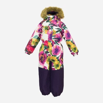 Детский зимний слитный комбинезон для девочки Huppa Chloe 1 36190130-81720 128 см (4741468714158)