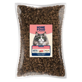 Корм для стерилизованных кошек Home Food Hairball Control Выведение шерсти 5кг (на развес)