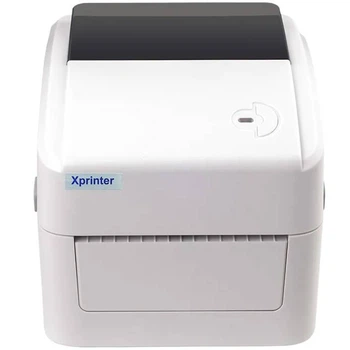 Термопринтер для печати этикеток, 203 dpi, USB, 152 мм/с, белый, 178х215х155 мм