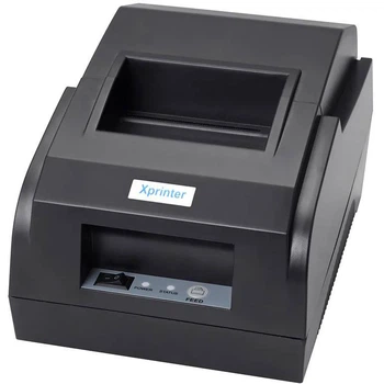 Термопринтер для чеків Xprinter XP-58IIZ, USB, термодрук, швидкість 90 мм/с, ширина стрічки 58 мм, чорний