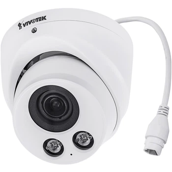 Уличная IP-камера 5MP с микрофоном и защитой IP66, IK10, поддержка H.265, WDR Pro, белая