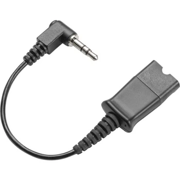 Адаптер для гарнитуры 3.5 мм на Quick Disconnect, 15 см, черный