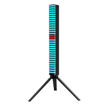 Светильник RGB-эквалайзер Bluetooth на треноге Black (LKMTR_863027)