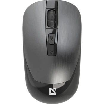 Беспроводная мышь Defender Wave MM995 безшумные кнопки оптический сенсор 1600 dpi серый (LKMTR_809726)