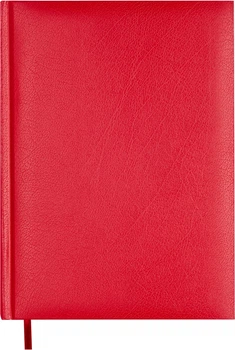Ежедневник недатированный Buromax Classic A5 336 страниц из искусственной кожи красный (BM.20980-05)