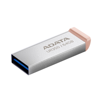Флеш-накопитель USB 3.2, 64 ГБ, металл, защита от воды и пыли, серебристо-бежевый