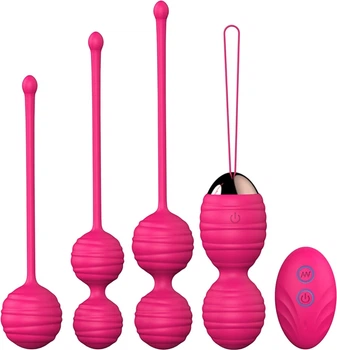 Набір вагінальних кульок I’MCUM Kegel Queen 4in1 Рожевий (IM-KGE205)
