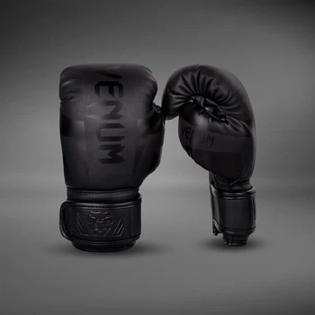 Боксерские перчатки для детей Venum Elite Boxing Gloves Kids Matte Black (VENUM-03234-114-M (8-11 лет))